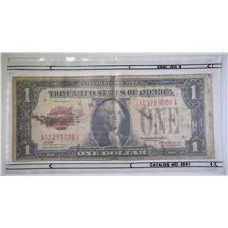1928 $1 RED SEAL US NOTE