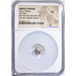 LATE 6TH-5TH CENTURIES BC IONIA, MILETUS NGC VF