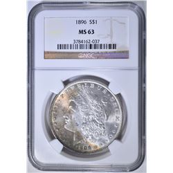 1896 MORGAN DOLLAR NGC MS-63