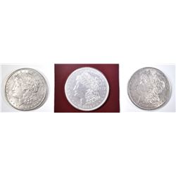 2 1921-S & 1921-D MORGAN DOLLARS AU/BU