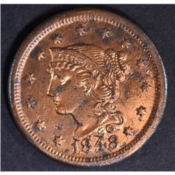 1848 LARGE CENT BU