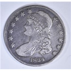1834 BUST HALF DOLLAR XF