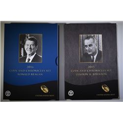 LOT OF 2 COIN & CHRONICLES SETS: