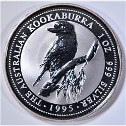 1995 AUSTRALIA 1oz SILVER KOOKABURRA COIN