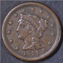 1844/81 LARGE CENT, XF
