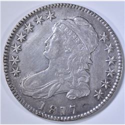 1817 BUST HALF DOLLAR XF/AU
