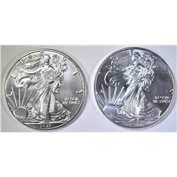 2-2017 BU AMERICAN SILVER EAGLES