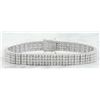 Image 1 : 7.10 CTW Diamond 18K White Gold Bracelet