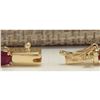 Image 3 : 57.62 CTW Natural Ruby And Diamond Necklace In 18K Yellow Gold