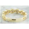 Image 3 : 0.25 CTW 18K Yellow Gold Diamond Ring