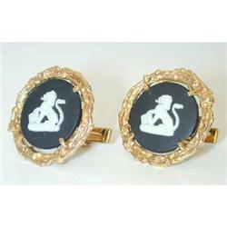 9078 14K Gold Cufflinks