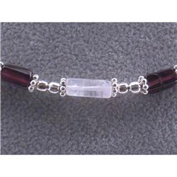 2273 Silver Necklace with Gems