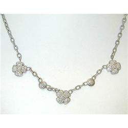 2276 PENNY PREVILLE 18KW Gold Necklace w/Diamonds