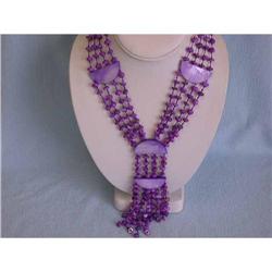 2279 Dyed Shell and Dyed Mother of Pearl Necklace