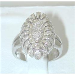 3797 18K White Gold Diamonds Ring