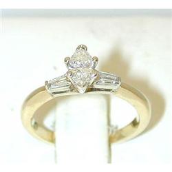 6861 14K Gold Diamond Ring