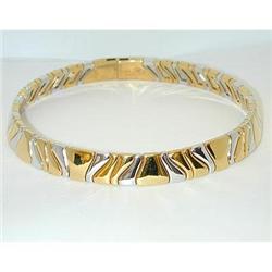 2704 MARINA B 18K 2 Tone Gold Choker