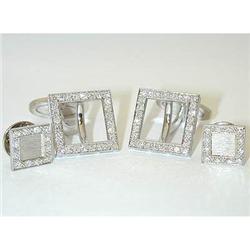 2230 18KW Gold Dress Set w/ Diamonds