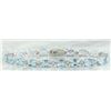 Image 1 : 15.20 CTW Aquamarine 18K White Gold Diamond Bracelet