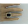 Image 5 : 7.03 CTW Sapphire 18K Yellow Gold Diamond Ring