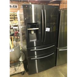 SAMSUNG RF25HMEDBSG/AA BLACK STAINLESS STEEL 4 DOOR FRENCH DOOR 36" WIDTH 28" DEPTH REFRIGERATOR