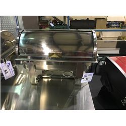 COMMERCIAL STAINLESS STEEL ROLL TOP CHAFING DISH