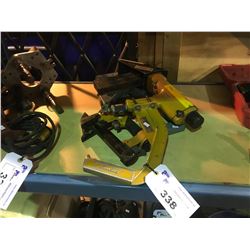 BOSTICH AIR FLOORING NAIL GUN, PRIMATECH SPRING NAILER, & STANLEY FLOOR RUNNER