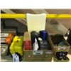 Image 1 : BOX OF TV LYNX, HEAD PHONES, HONEYWELL THERMOSTAT, BLUETOOTH SPEAKERS & WII BOARD