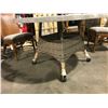 Image 2 : CATANIA 48" ROUND GREY STONE TOP OUTDOOR PATIO TABLE WITH 2 TONE GREY RATAN BASE