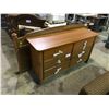 Image 2 : 2 PCS WAIMEA BAY TEAK BEDROOM SET INCLUDING: 6 DRAWER DRESSER, KING HEAD BOARD