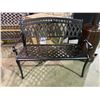 Image 1 : PATIOFLARE PF-BB237 BRONZE CAST ALUMINIUM BENCH