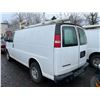 Image 2 : 2008 CHEVROLET, 4DR CARGO VAN, WHITE, VIN # 1GCGG25C381113956