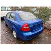 Image 2 : 2008 PONTIAC WAVE, 4DR SEDAN, BLUE, VIN # KL2TD55618B267999