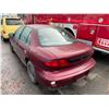 Image 2 : 2003 PONTIAC SUNFIRE RED 4 DOOR SEDAN VIN#3G2JB52F23S206015