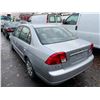 Image 2 : 2003 HONDA CIVIC, 4DR SEDAN, SILVER, VIN # 2HGES15623H915114