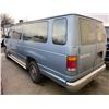 Image 2 : 1993 FORD E-350 XLT, 10 PASS VAN, BLUE, VIN # 1FBJ531H6PHA81705