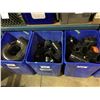 Image 2 : 6 BINS OF ASSORTED ABS PLUMBING FITTINGS