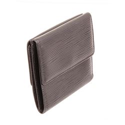 Louis Vuitton Black Epi Leather Elise Wallet