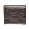 Image 3 : Louis Vuitton Black Epi Leather Elise Wallet