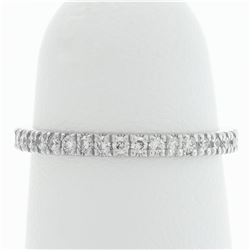 New 18K White Gold Diamond Eternity Band