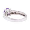 Image 3 : 1.61 ctw Tanzanite And Diamond Ring - 14KT White Gold