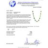 Image 4 : 20.56 ctw Emerald and 1.50 ctw Diamond 14K Yellow Gold Necklace