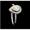Image 4 : 0.90 ctw Diamond Ring - 14KT White Gold