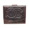 Image 3 : Chanel Black Lambskin Leather Timeless French Purse Wallet