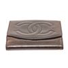 Image 4 : Chanel Black Lambskin Leather Timeless French Purse Wallet