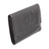 Image 1 : Chanel Black Caviar Leather Timeless Compact Wallet