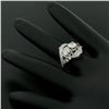 Image 7 : Antique Art Deco Milgrain Platinum 1.69 ctw Old European Rose Cut Diamond Ring