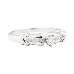 0.27 ctw Diamond Ring - 10KT White Gold