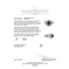 Image 5 : 2.50 ctw Round Brilliant Blue Sapphire And Diamond Ring - 18KT White Gold