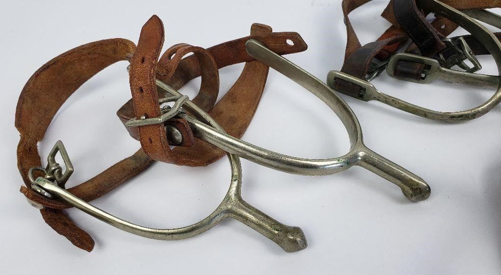Lot of WW1 US Cavalry Spurs Buermann